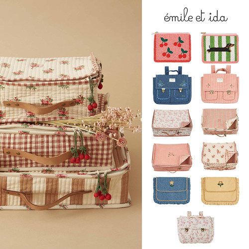 Little现货 法国emile et ida FW26儿童箱包双肩包收纳包小钱包