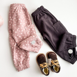 FW25秋冬儿童泰迪绒长裤 丹麦WHEAT 加厚保暖 Little现货