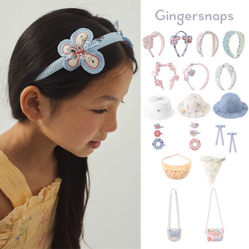 Little现货菲律宾gingersnaps SS26女宝宝发箍发带发绳包包帽子