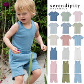 SS25儿童有机棉T恤背心短裤 Little现货 丹麦serendipity
