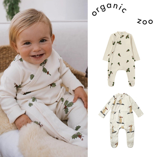 FW25秋冬新生儿宝宝圣诞系列连体衣 zoo 88Z Little英国organic