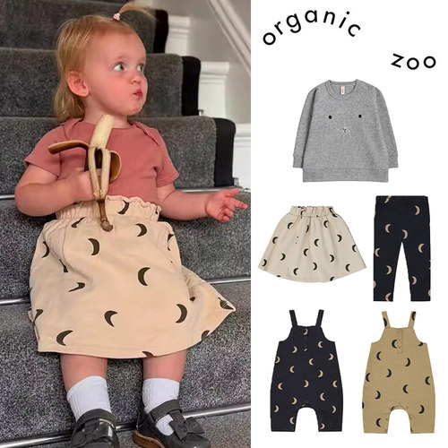 7Z Little 英国organic zoo FW25秋冬宝宝卫衣裤打底裤半裙