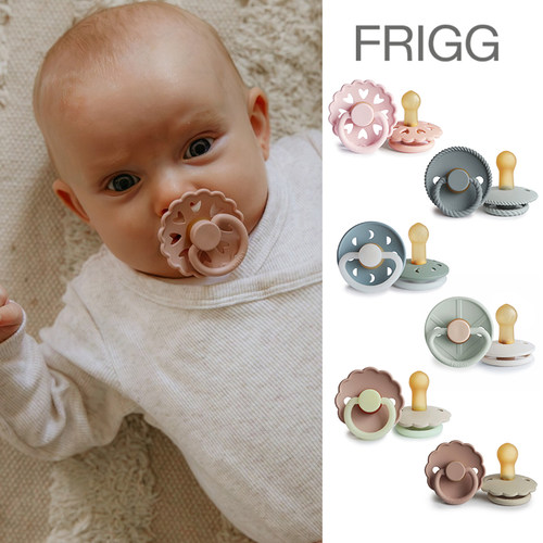 75Z Little现货 丹麦FRIGG SS25多色新生儿天然乳胶哄睡安抚奶嘴