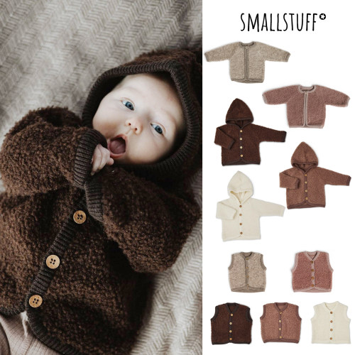 Little现货丹麦 smallstuff FW26秋冬宝宝羊毛马甲外套夹克
