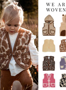 85Z补货Little现货 we are wovens FW25秋冬儿童羊毛手工保暖马甲
