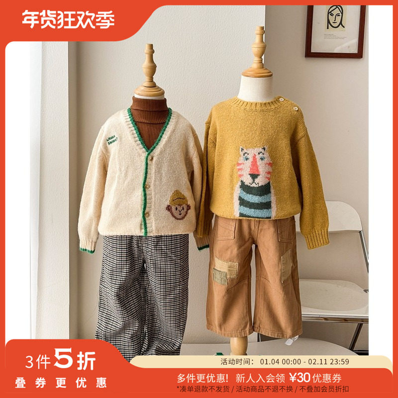 3件5折 Little 菲律宾gingersnaps FW25男女宝宝羊毛毛衣针织衫裤,童装/婴儿装/亲子装,毛衣/针织衫,淘宝优惠券,粉丝福利购,淘宝优惠卷