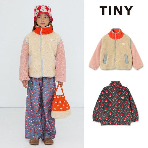Little现货 西班牙Tiny Cottons FW26秋冬儿童保暖摇粒绒外套