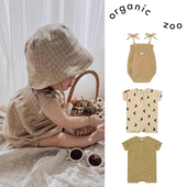 65Z 连体衣吊带包屁衣 SS25新生儿宝宝短袖 little现货organic zoo