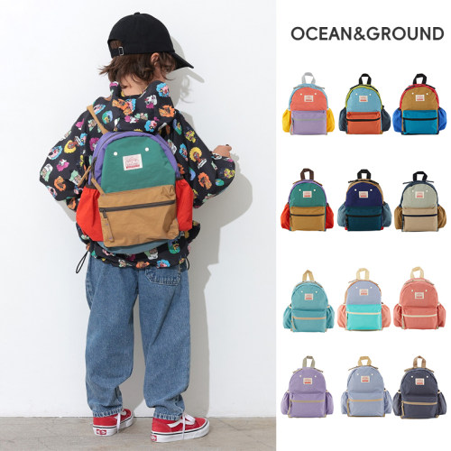 9Z 现货little日本OCEANGROUND FW25秋冬儿童双肩包幼儿园入轻盈