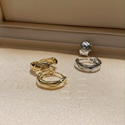 菱格镀金crush欧美百搭耳环耳圈