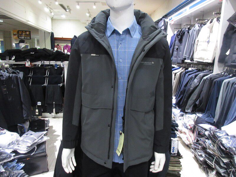 2023培罗蒙冬装新款 男拼色连帽鹅绒 休闲羽绒服 专柜正品83838