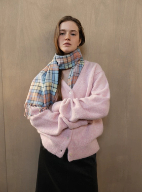 现货PREON工厂自制秋冬新款lerobe同款暖洋洋气质长袖开衫外套