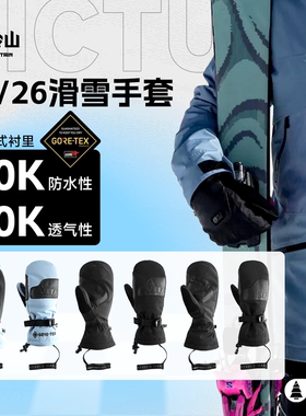 PICTURE滑雪手套GTX防水透气保暖