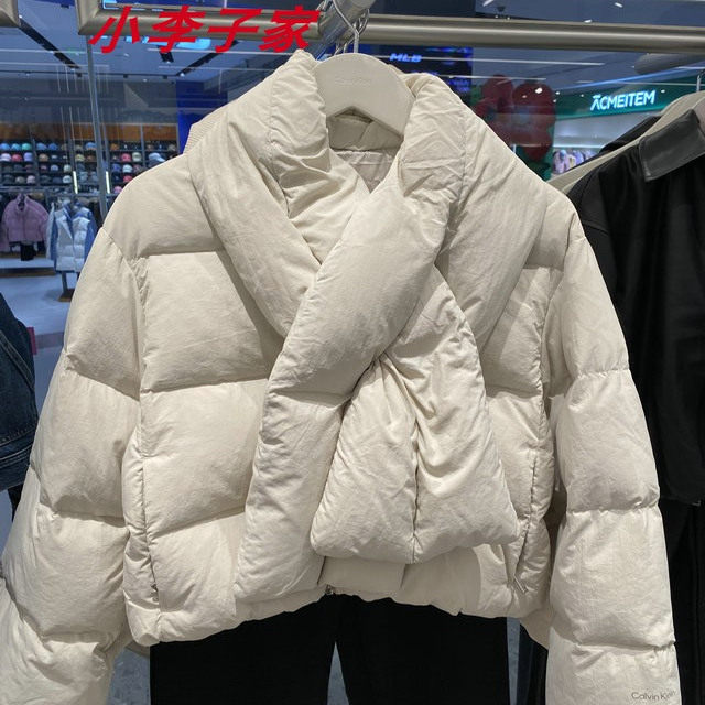 44D518G国内CK Jeans女士25秋冬新款羽绒服