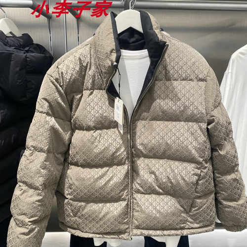 4RE500G国内CK Jeans正品代购2025秋冬新款男装双面羽绒服