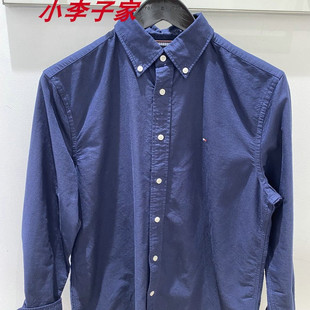 MW41250国内Tommy25秋冬男士拼色宽松长袖衬衫外套