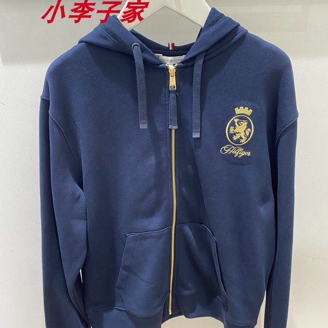 WW46126国内Tommy25秋冬新款女士连帽卫衣开衫