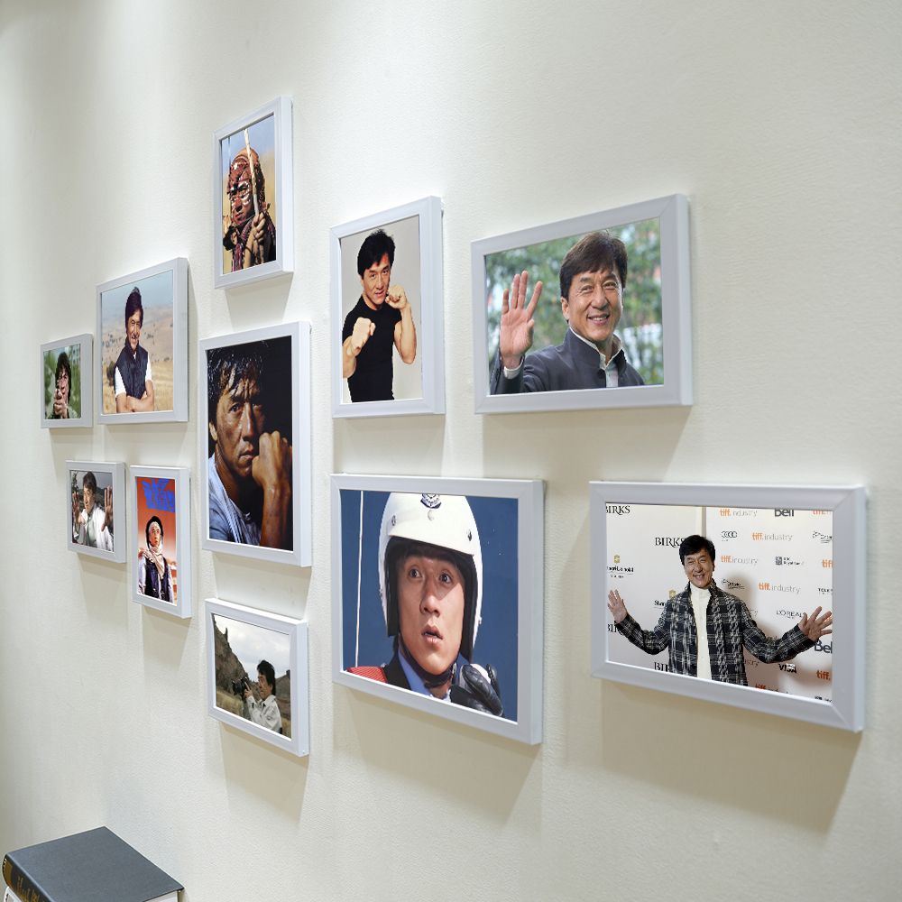 港风成龙大哥电影海报图框装饰画房间装饰挂墙相框照片墙组合简约