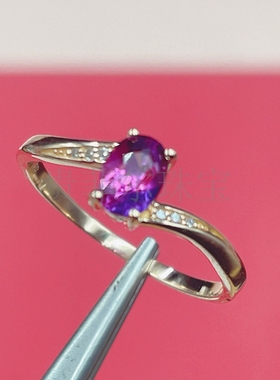 18k金白金黄金玫瑰金戒指镶嵌