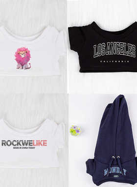 罗云熙明星同款T恤卫衣101520CM娃衣棉花娃娃衣服可爱短袖应援