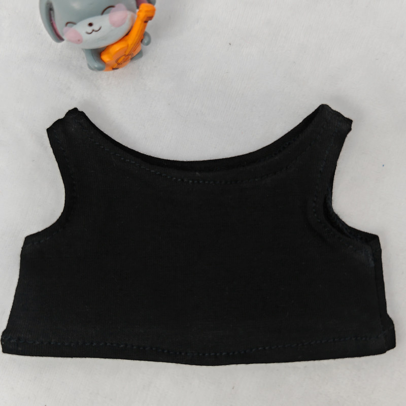 thumbnail for 20CM doll 15CM t-shirt cute short sleeve 10cm cotton doll with clothes no attribute cheap vest