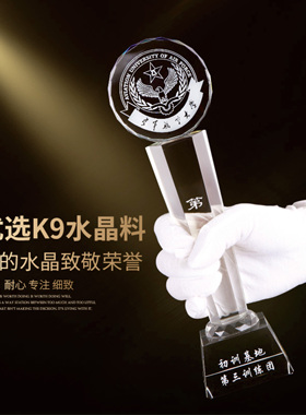 水晶奖杯定制奖杯奖牌