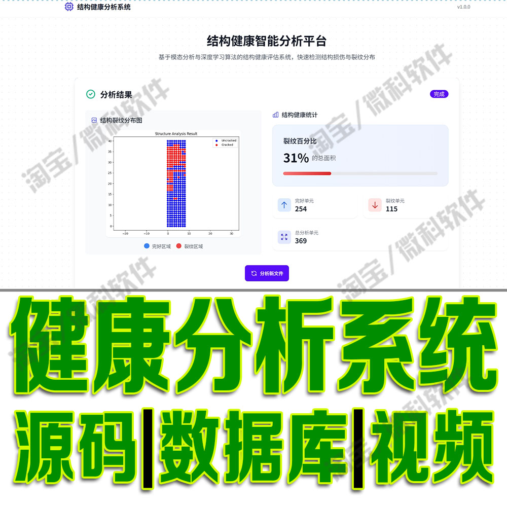 健康智能分析系统flask位移推理模型数据可视化深度python源码