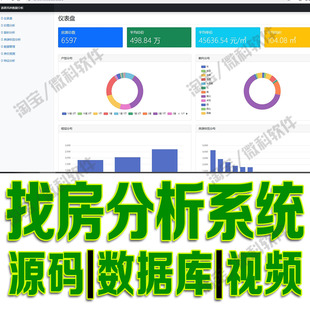 数据爬虫爬取预测flask找房数据分析可视化系统Python源码sqlite