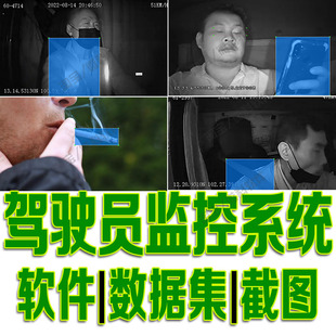 驾驶员监控系统行为检测数据集yolo训练标注voc安全带识别python