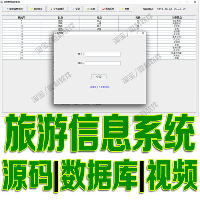 swing旅游管理系统java注册登录GUI人员信息增删改查cs源码mysql