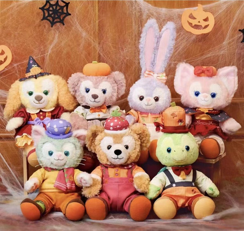 香港迪士尼2024万圣节可琦安玲娜贝儿奥乐米拉雪莉玫毛绒公仔挂件