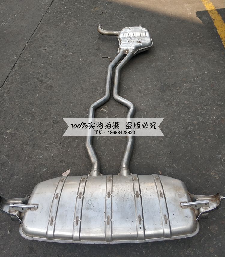 原装进口拆车件 奥迪 Q7 3.0T 后排气管 消声器