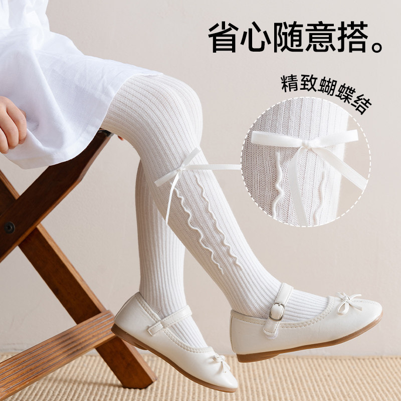 女童连裤袜春秋季薄款图片