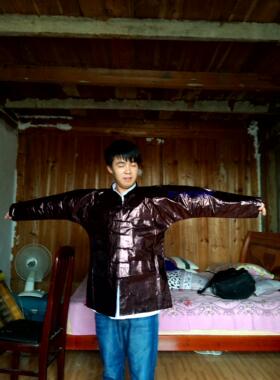 侗布男装传统苗族衣服侗人工艺