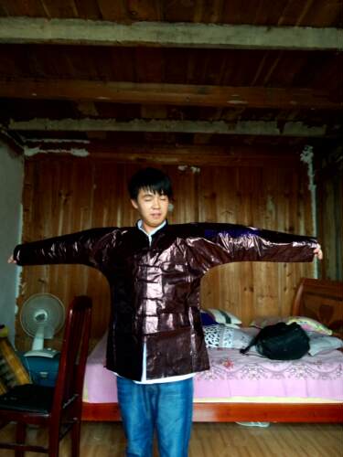 侗布男装传统苗族衣服侗人工艺