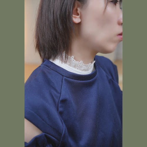 氧气感～森系绣花假领子