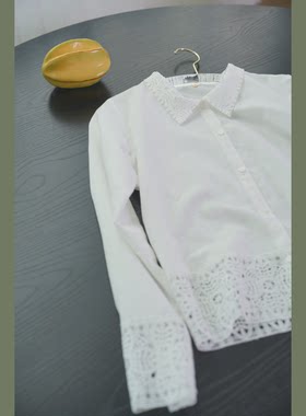 斯文高级北欧风白衬衫