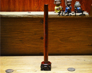 天然雷击枣木拷鬼棒打道家用品贡品雷惊木手工雕刻雷劈木配底座