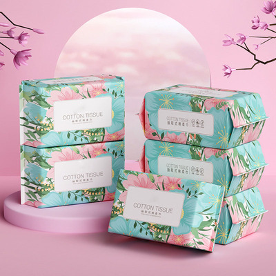 干湿两用加大柔棉洗脸巾一次性男女加厚洗面擦脸巾抽取式洁面巾