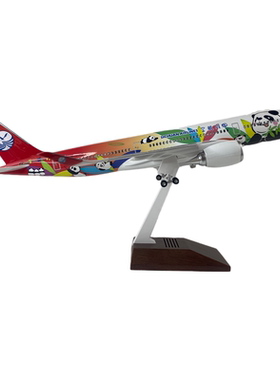 空中客机777/A350A330民航成品合金飞机模型摆件送礼收藏声控带灯