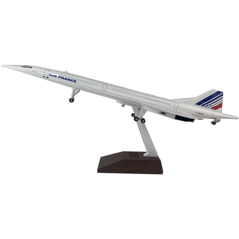1:125 法航 英航 新加坡协和式 超音速客机飞机模型仿真航模收藏