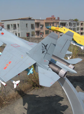 1.4米中国辽宁号航母舰载机歼15 /J15战斗机模型 展厅模型1:14