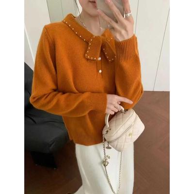 秋冬高级感针织衫别致宽松打底