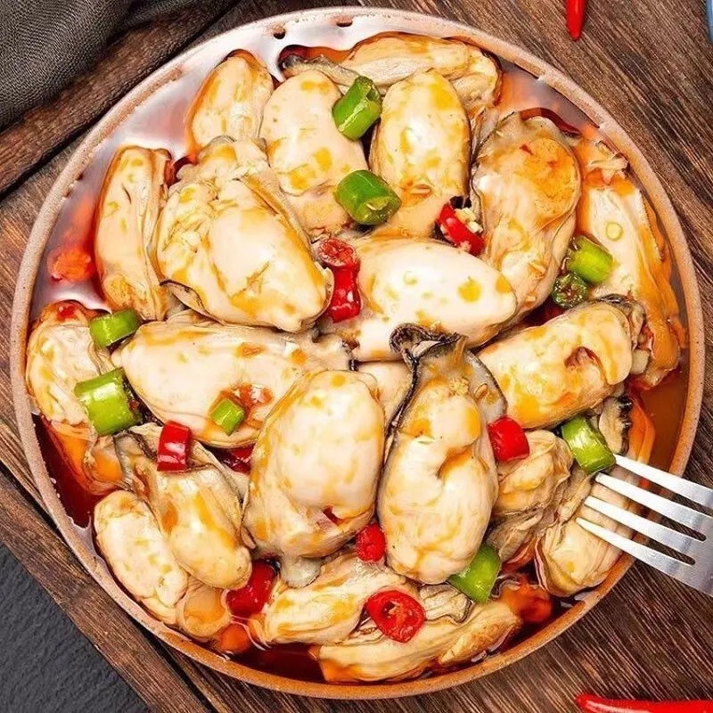 正宗乳山生蚝罐头即食捞汁小海鲜