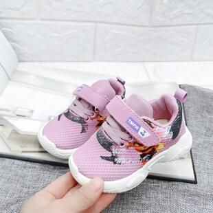 托米福儿童鞋小宝宝学步鞋春秋季双网透气软底鞋男女孩幼童休闲鞋