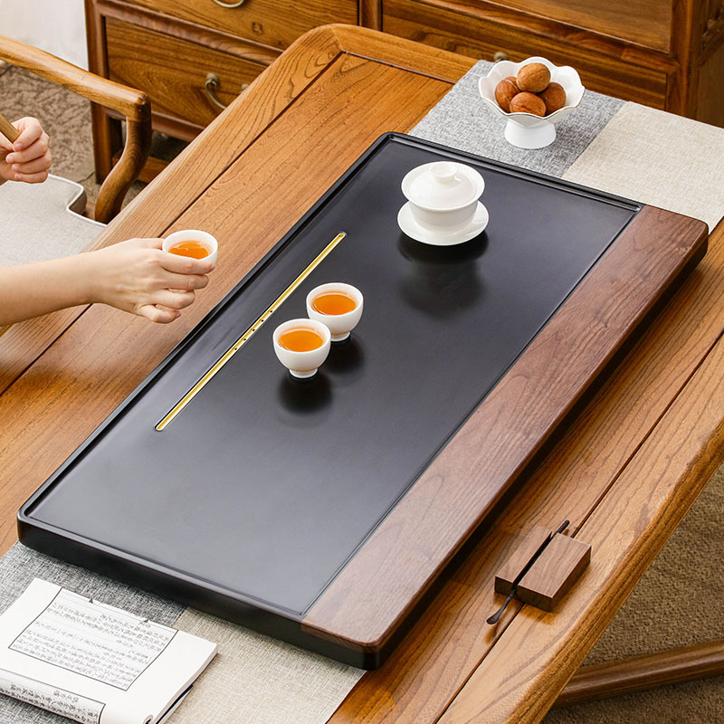 雨墨軒中式方形電膠木茶盤