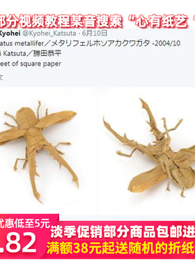 86叔心有纸艺折纸材料全开40克本色进口精装薄牛皮规格约76cmx107