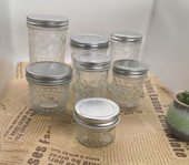 燕窝瓶 果酱密封罐 大口钻石梅森罐 酱菜 鱼子酱密封玻璃瓶