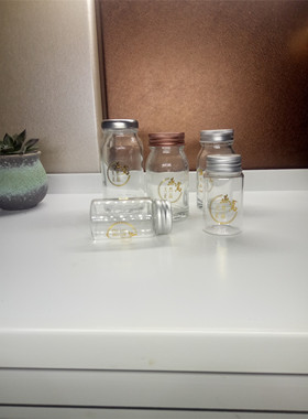 厂家直销晶白料六角玻璃蜂蜜瓶燕窝瓶酱菜瓶果酱瓶可定制logo