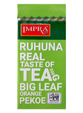 斯里兰卡 IMPRA 英伯伦 卢哈纳红茶 200g 原味茶 进口下午茶